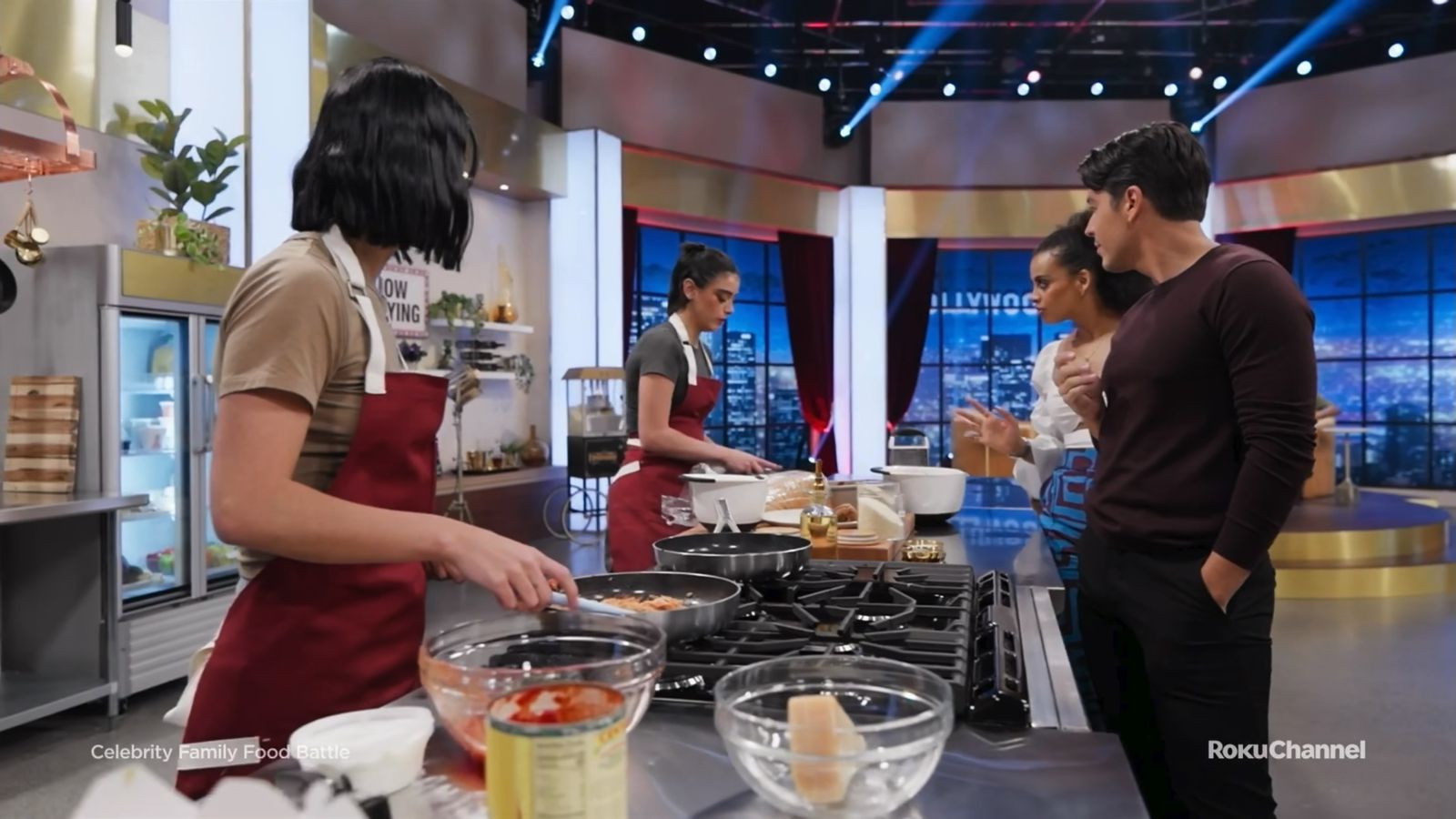 Celebrity Family Food Battle — lighting by Brandon Davis
